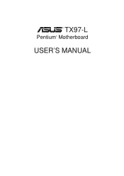 Asus TX97-L TX97-L User Manual