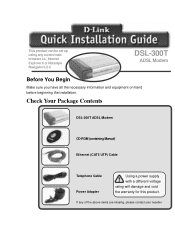 D-Link 300T Quick Installation Guide