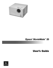 Epson MovieMate 25 User's Guide