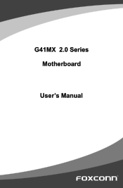 Foxconn G41MX 2.0 User Manual
