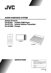 JVC XA-GP1BK Instruction Manual