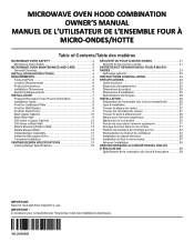 Maytag MMMF6030P Owners Manual