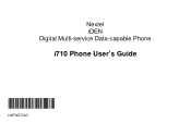 Motorola I710 User Guide