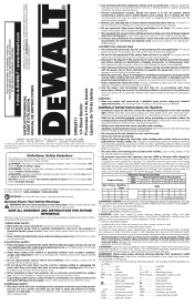 Dewalt DWE6411 Instruction Manual