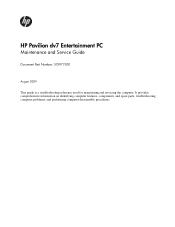 HP Dv7-2040us HP Pavilion dv7 Entertainment PC - Maintenance and Service Guide