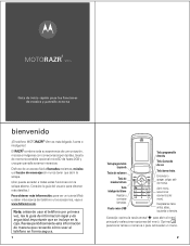 Motorola MOTORAZR V9m Alltel Quick Start Guide (Español)