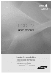 Samsung LN46C650L1F User Manual (user Manual) (ver.1.0) (Korean)