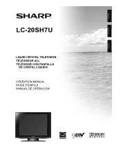 Sharp LC-20SH7U LC-20SH7U Operation Manual