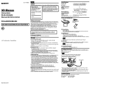 Sony TDG-BR200 Operating Instructions