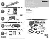 Bose 321 GS Series II Quick setup guide