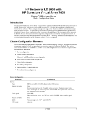 Compaq 3000R hp lc 2000 and virtual array config guide Â— for the VA7400 in Microsoft Windows 2000 A. S. Clusters  PDF, 227K, 3/8/2002