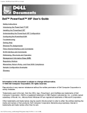 Dell PowerVault 35F Dell PowerVault 35F User's Guide