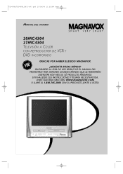 Magnavox 20MC4304 User manual,  Spanish