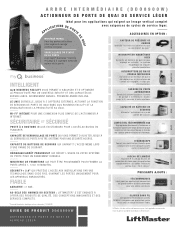 LiftMaster DDO8900W DDO8900W Product Guide - French