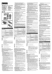 Makita ML102 ML102 Instruction Manual