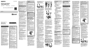 Sony WI-SP510 Reference Guide