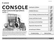 Canon CONSOLE Image Control & Storage Software v1.1 CONSOLE_V1-1_ENG.pdf