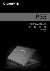 Gigabyte P35K User Manual