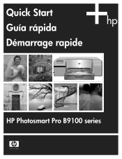 HP Photosmart B9000 Quick Start Guides