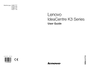Lenovo IdeaCentre K330B Lenovo IdeaCentre K330B User Guide V5.0