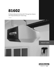 LiftMaster 81602 LiftMaster Model 81602 Product Guide - English