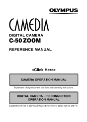 Olympus C-50 C-50 Zoom Reference Manual (4.7 MB)