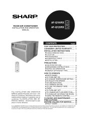 Sharp AF-Q100RX AF-Q100RX | AF-Q120RX Operation Manual