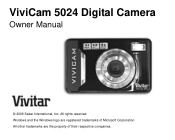 Vivitar 5024 VC5024 User Manual