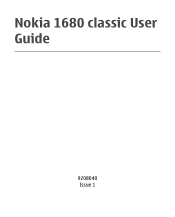 Nokia 1680 User Guide