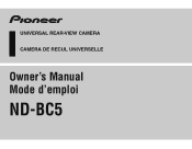Pioneer ND-BC5 Owners Manual
