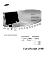 Samsung 203B User Manual (user Manual) (ver.1.0) (Spanish)