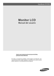 Samsung P2770FH User Manual (user Manual) (ver.1.0) (Spanish)