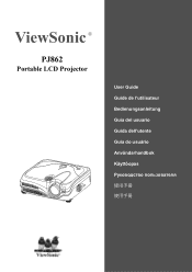 ViewSonic PJ862 User Manual