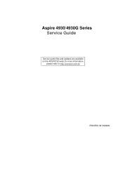 Acer Aspire 4930 Aspire 4930 / 4930G Service Guide