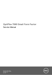 Dell OptiPlex 7080 Small Form Factor Service Manual