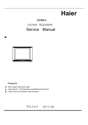 Haier 21F8D-S Service Manual