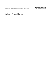 Lenovo ThinkServer RD120 (French) Installation Guide
