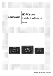 Lowrance HDS-9 Carbon Installation Manual EN