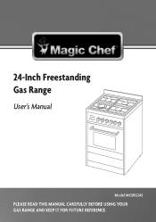 Magic Chef MCSRG24S User Manual