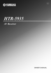 Yamaha HTR-5935 Owners Manual