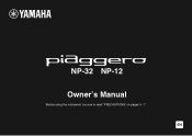 Yamaha NP-12 NP-32/NP-12 Owners Manual