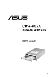Asus CRW-4012A User Manual