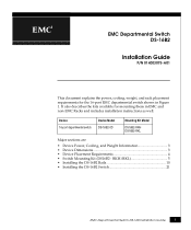 EMC DS-16B Installation Guide
