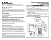 LiftMaster 881LM LiftMaster Garage Door Opener Motion Detection Manual 881LM 886LM