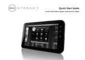 Dell Streak7 Quick Start Guide (Wi-Fi)