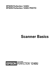 Epson Perfection 1240U Scanner Basics