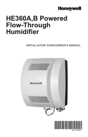 Honeywell HE365H8908 Owners Manual