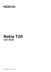 Nokia T20 User Manual