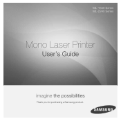 Samsung ML-2240 User Manual (ENGLISH)