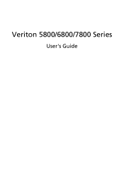 Acer Veriton 7800 Veriton 5800/6800/7800 User's Guide (EN)